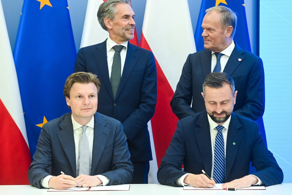 Dick Schoof, Donald Tusk, Władysław Kosiniak-Kamysz, Ruben Brekelmans