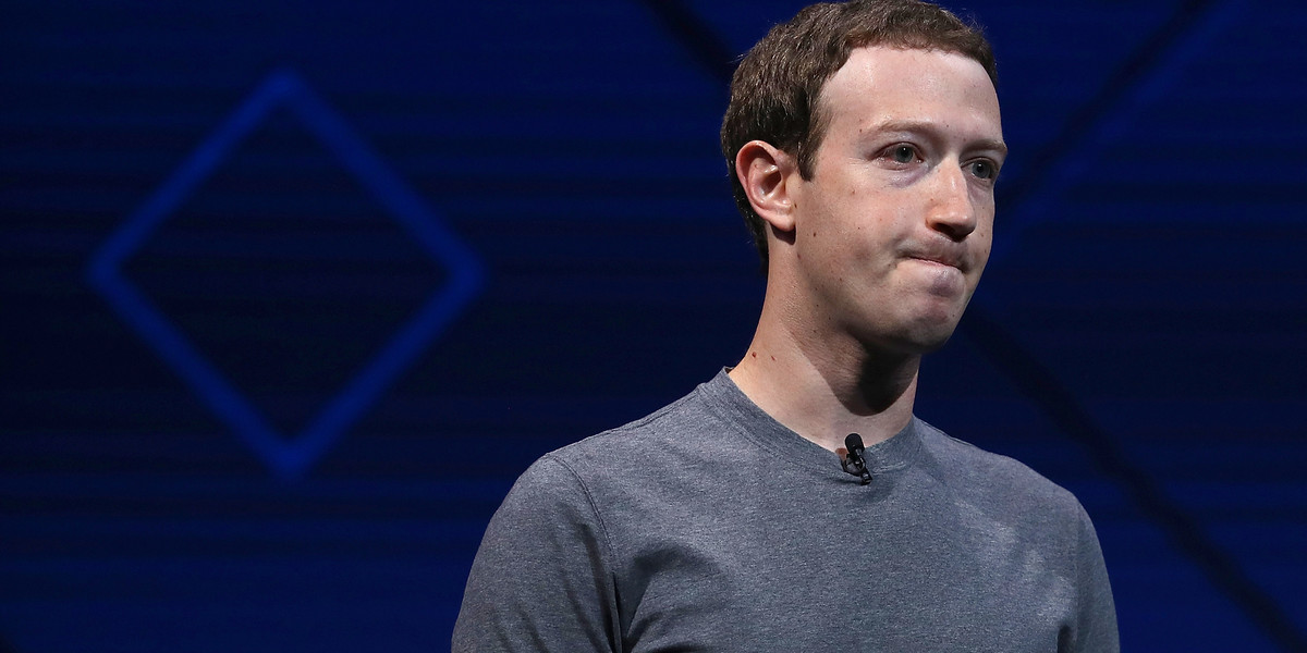 CEO Facebooka Mark Zuckerberg. Firma twierdzi, że w aferze z Cambridge Analytica nie doszło do "wycieku"