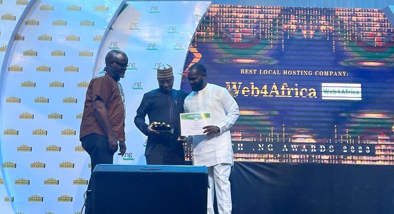 Web4Africa clinches 'Best Local Hosting Company' Award at the 6th NG Awards