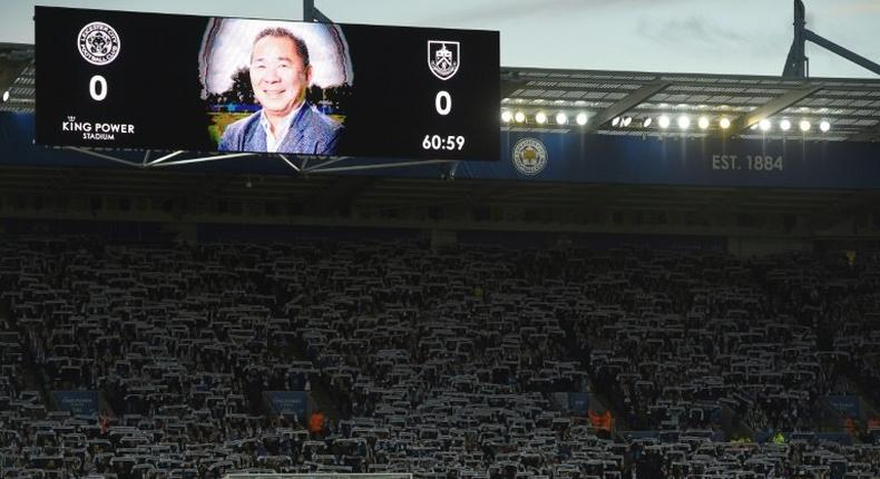 Leicester paid tribute to late owner Vichai Srivaddhanaprabha before the match against Burnley