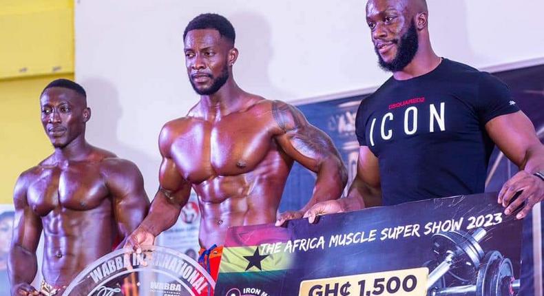 Ghana’s Martinson Ampadu adjudged overall winner at Africa Muscle Super Show