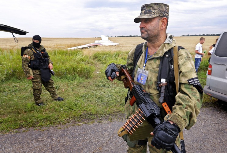 Miejsce katastrofy samolotu Malaysia Airlines lot MH17