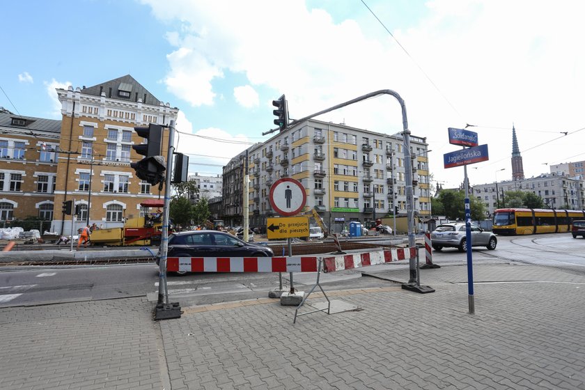 Tramwaje nie jadą na pl. Wileński