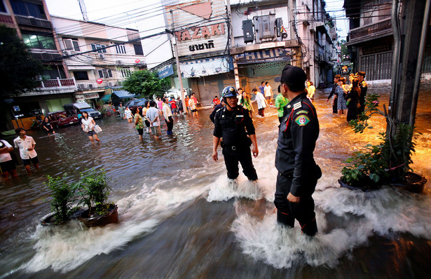 Powódź na Tajlandii: zalany Bangkok