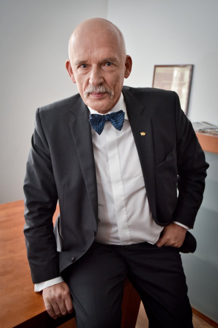 Janusz Korwin-Mikke, lider Konfederacji