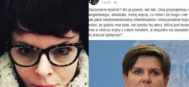 Korwin Piotrowska tęskni za Szydło: Przynajmniej nie wymądrzała się jak niedoinwestowany intelektualnie kujon
