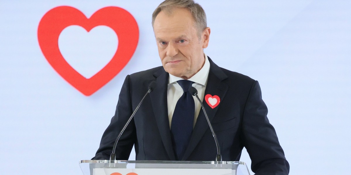 Szef KO Donald Tusk.