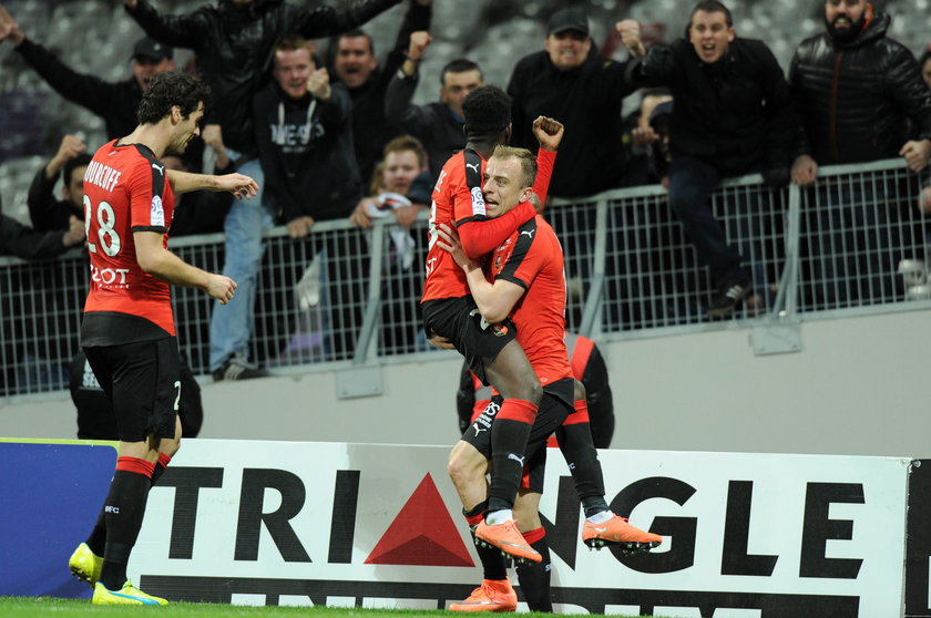 Kamil Grosicki znów dał Stade Rennes zwycięstwo. Tym razem załatwił Toulouse