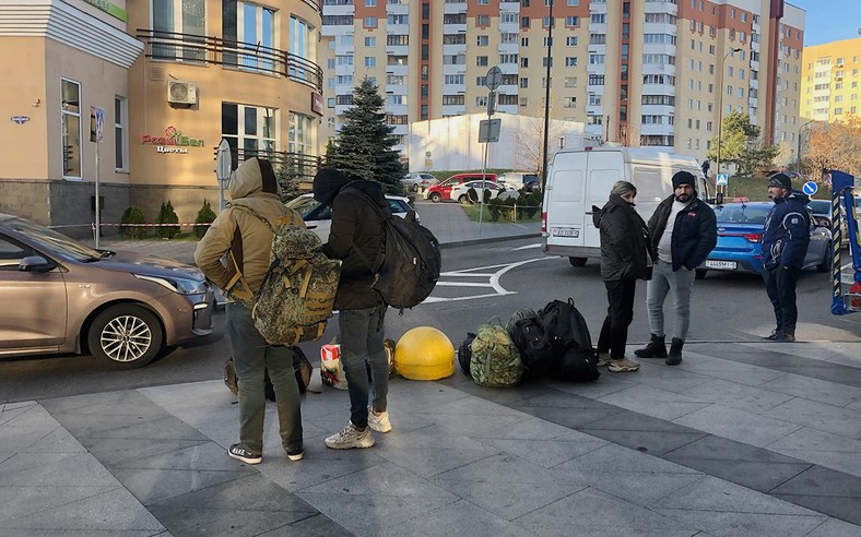 Mińsk, 16.11.2021 (zdjęcie zrobione przez mieszkańca)