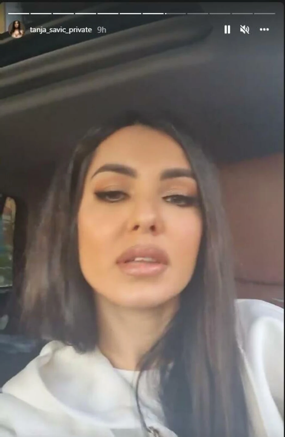 Tanja Savić, objava na Instagramu
