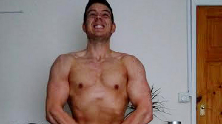 A kőkemény diéta és a napi két óra sport meghozta az eredményt: a férfi 35 kilót dobott le