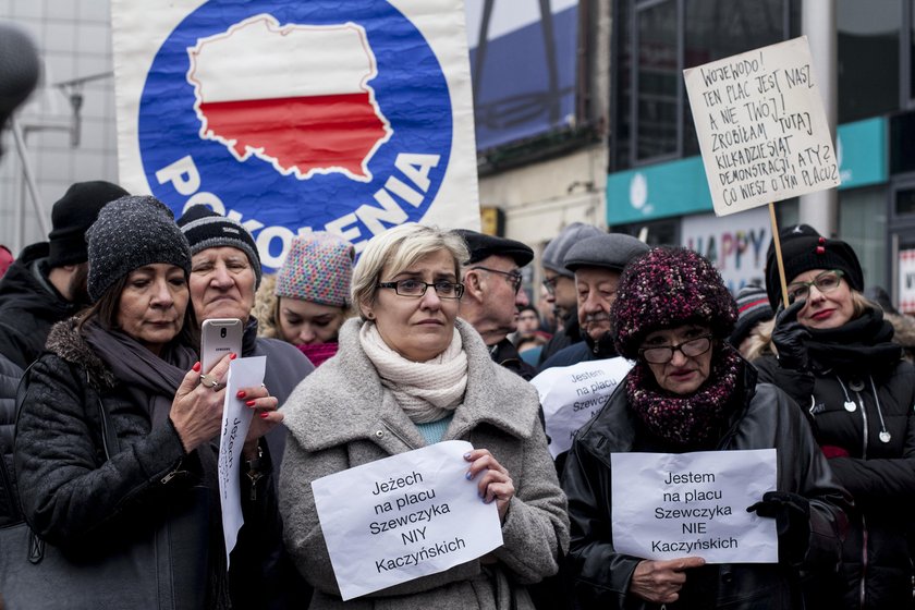 Nie dla Kaczyńskich! Protest w Katowicach