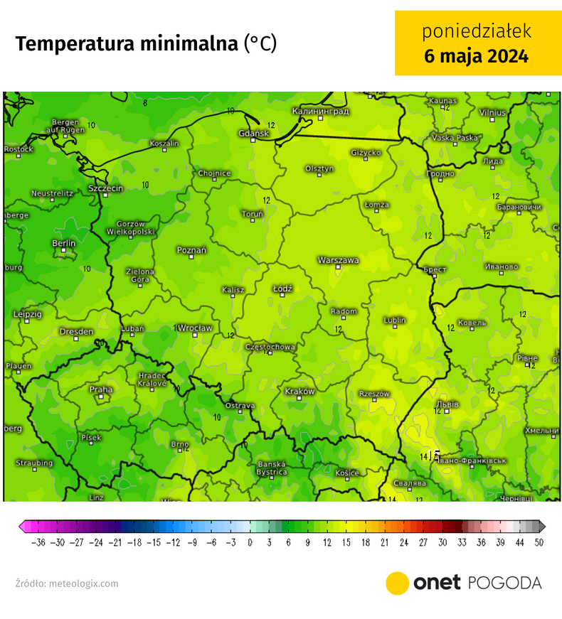 Zapowiada się dość ciepła noc