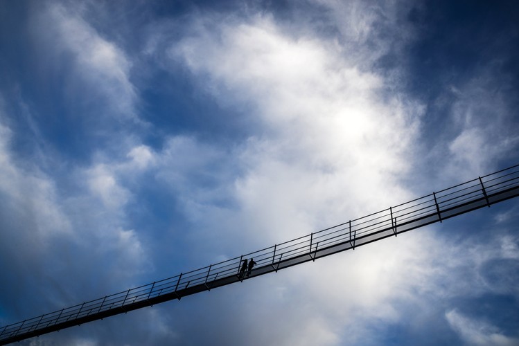 Najdłuższy na świecie most wiszący dla pieszych w Zermatt