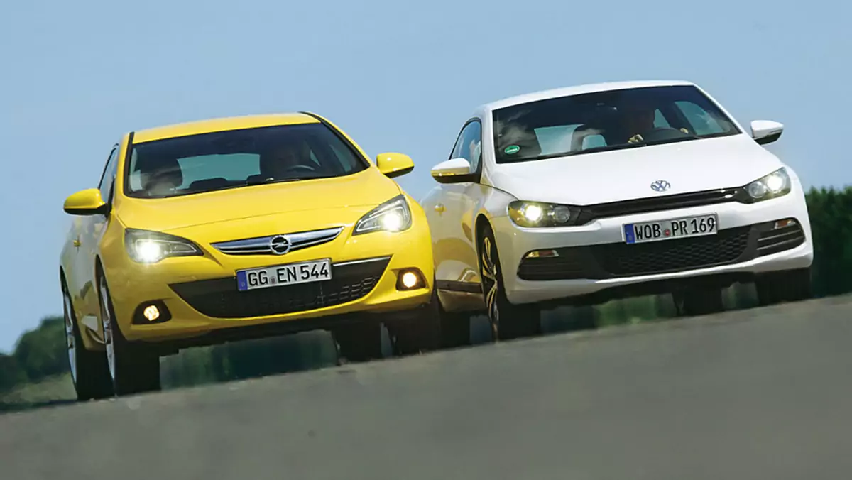 Klasowe starcie: Opel Astra GTC kontra Volkswagen Sciroco