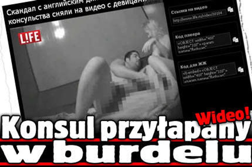 Konsul przyłapany w burdelu. Wideo!