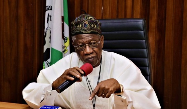 The Minister of Information and Culture, Lai Mohammed [FMIC]