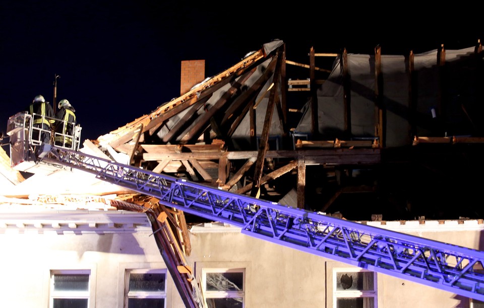 GERMANY WEATHER STORM (Heavy storm cuases damages in northern Germany)