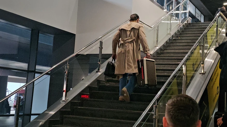 Dragi Gudelj na aerodromu