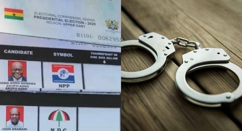Police arrest EC officials who tampered with presidential ballots