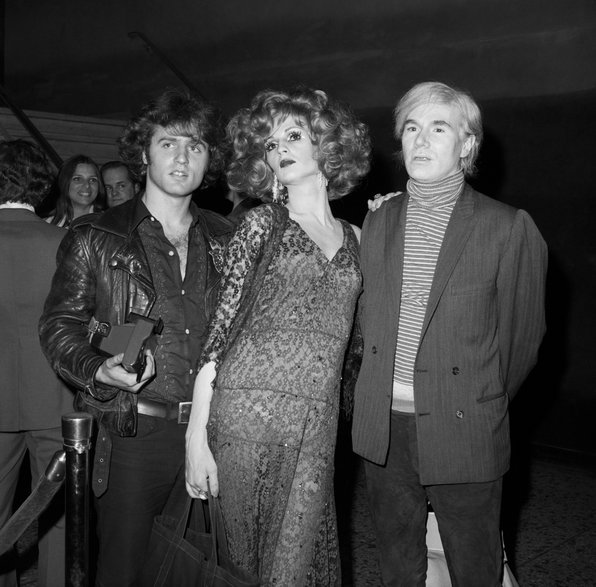 Andy Warhol, Gerard Malanga i Candy Darling (Fot. Getty Images)