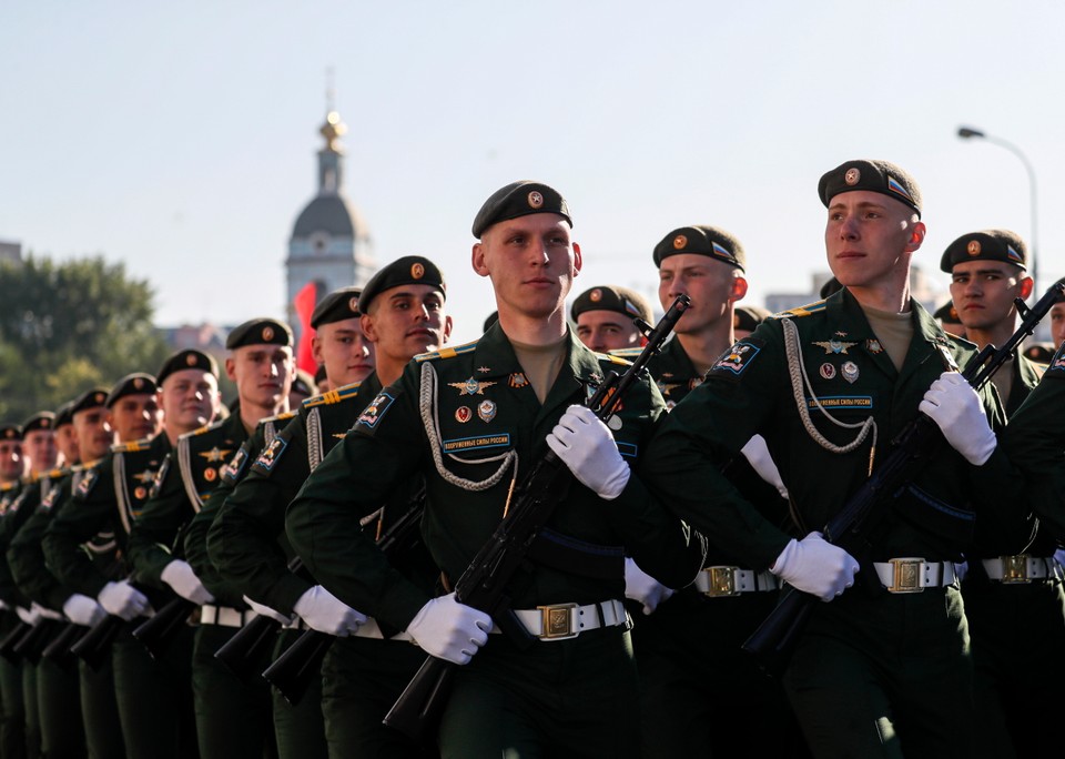 Parada wojskowa w Moskwie z okazji Dnia Zwycięstwa