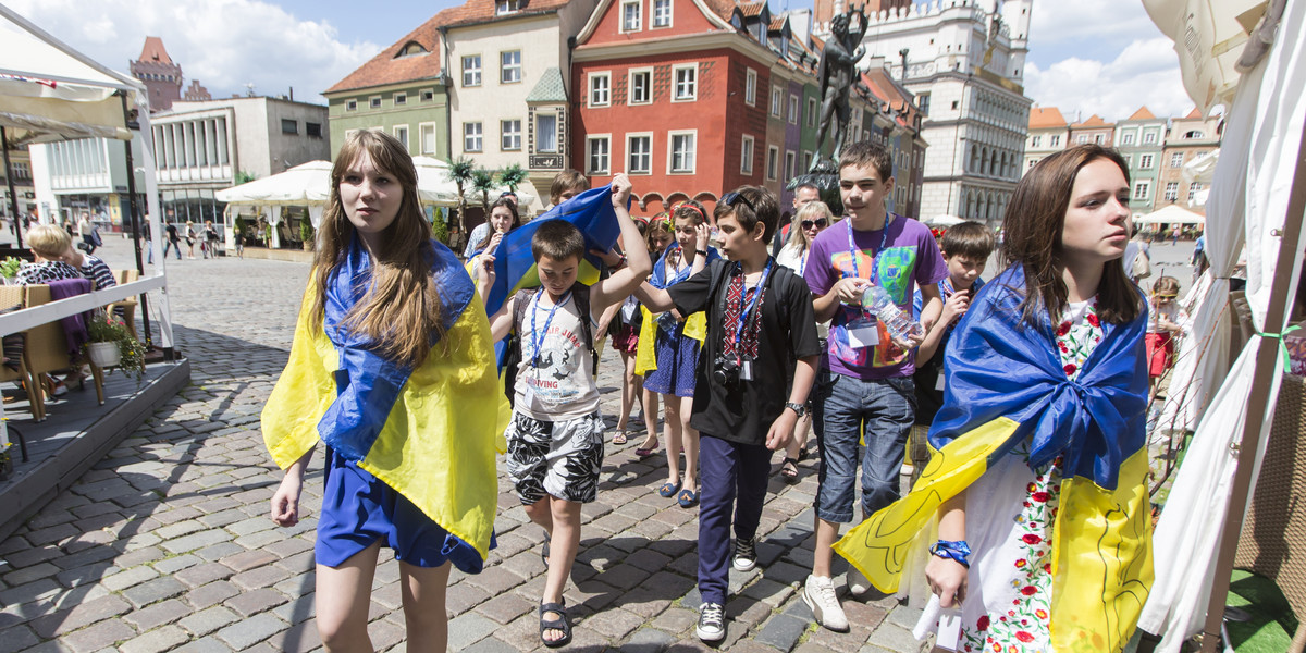 Ukraińska młodzież na wakacjach w Poznaniu