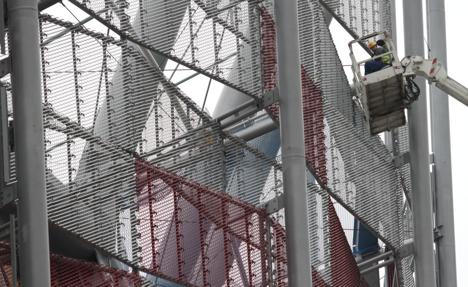 Tak rośnie Stadion Narodowy