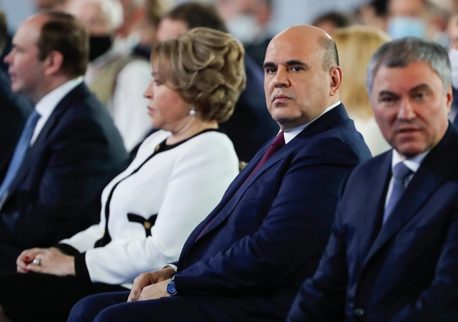 Mihail Mišustin na Putinovom obraćanju