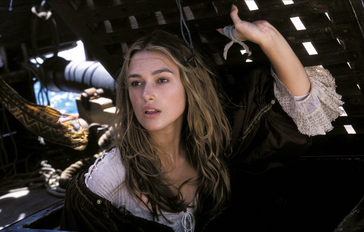 Keira Knightley w filmie "Piraci z Karaibów: Klątwa Czarnej Perły"