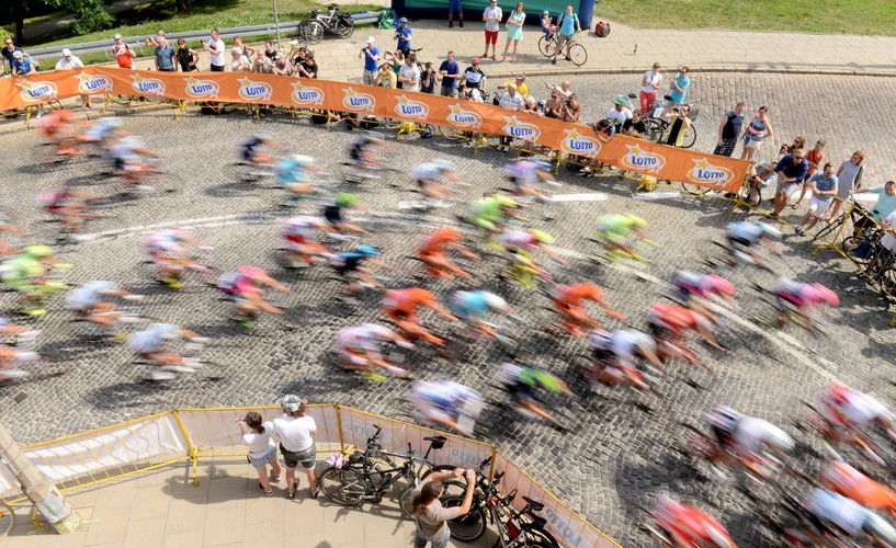 Premier Ewa Kopacz na starcie Tour de Pologne
