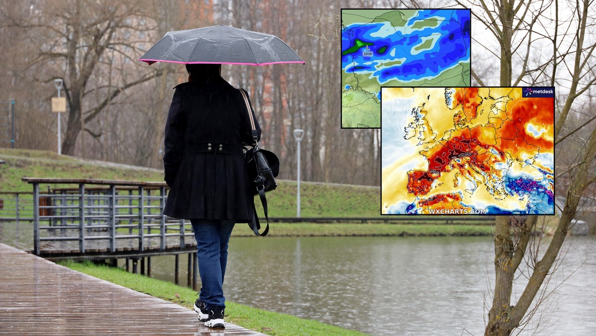 Piątek z jesienną pogodą. Wzrost temperatury to jedyna dobra wiadomość