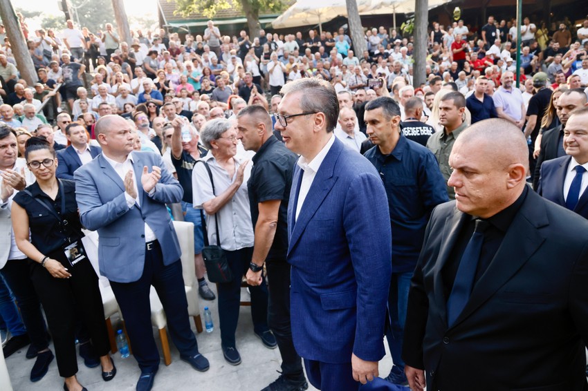 Otvaranje memorijalnog parka u čast Dragana Markovića Palme