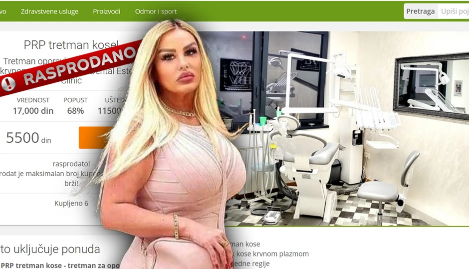 Jedan od oglasa lažne zubarke