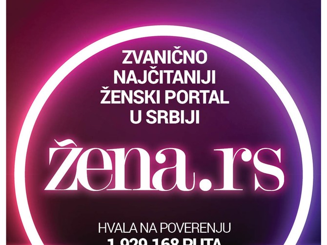 Portal Žena najposećeniji ženski i lifestyle sajt u Srbiji