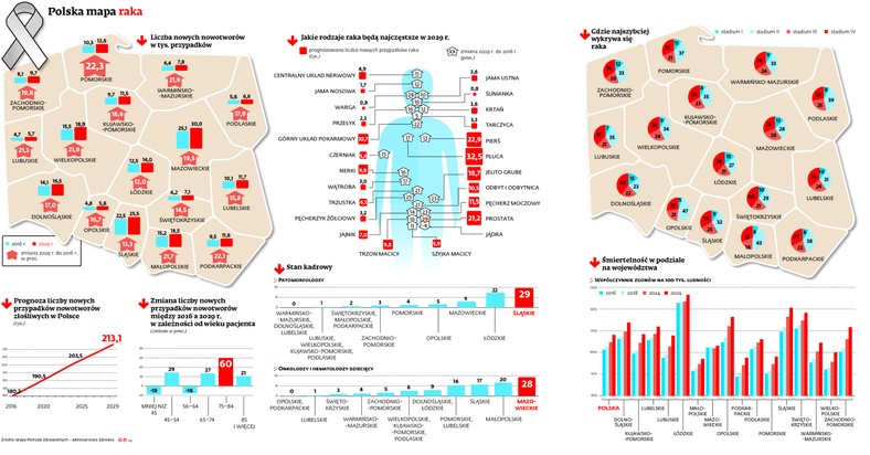 Polska mapa raka