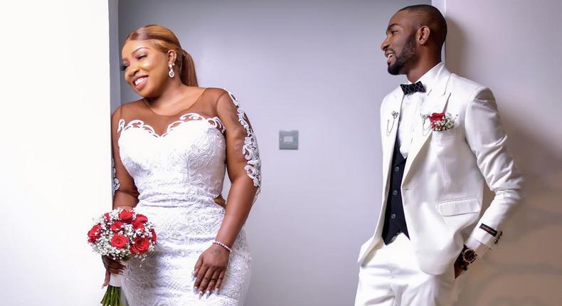 Surprise, surprise as Anita Joseph has shared photos from her wedding to Michael Fisayo aka MC Fish on Instagram page. [Instagram/AnitaJoseph8]