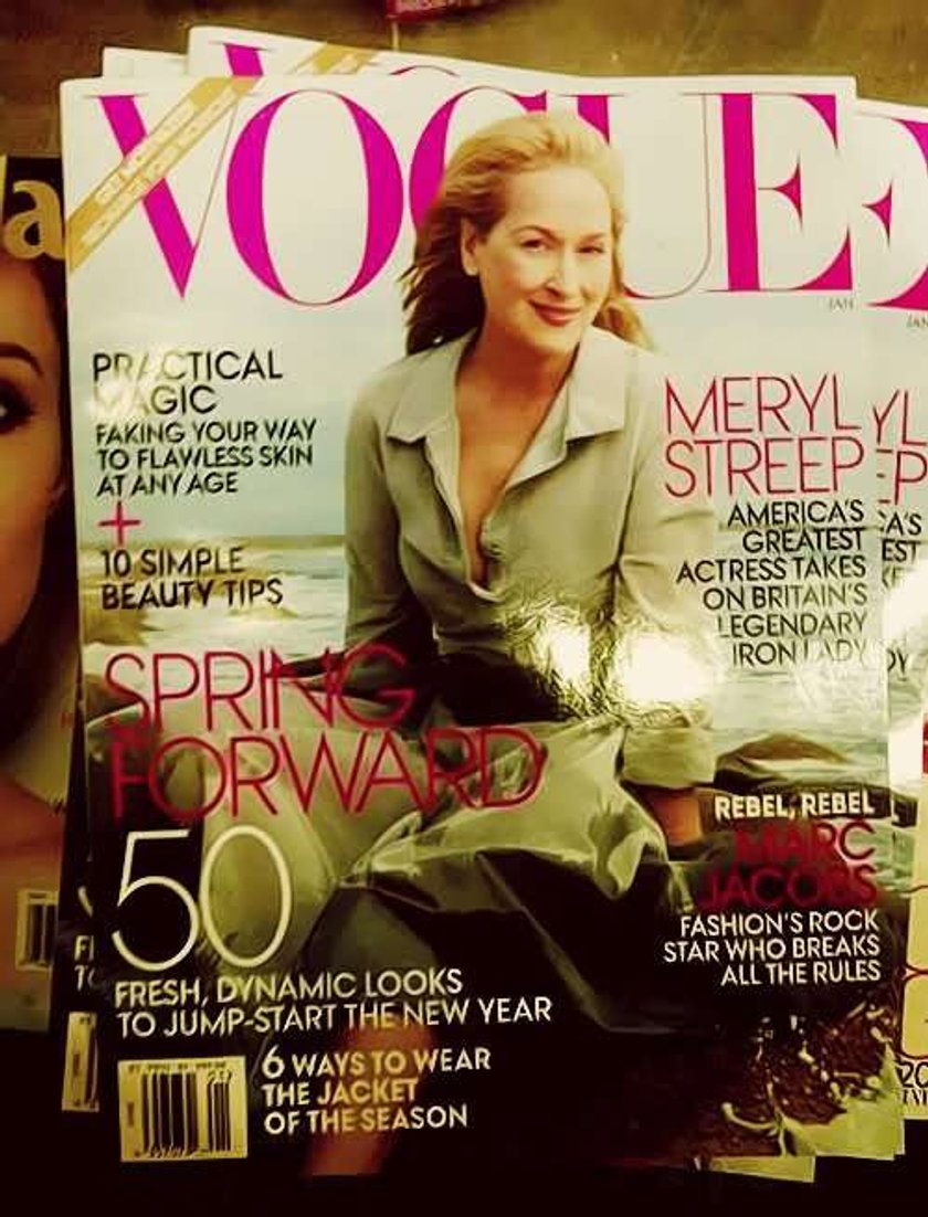 Meryl Streep Vogue styczeń 2012