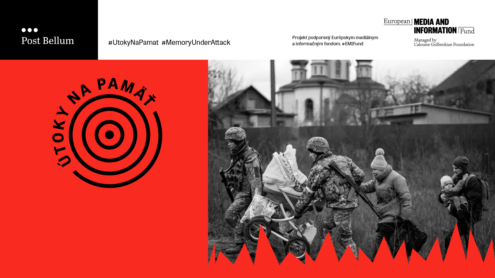 Ukrajinskí vojaci sprevádzajú utekajúcich civilistov