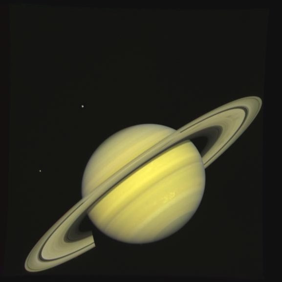 Saturn, misja Voyager 1, 1980 rok