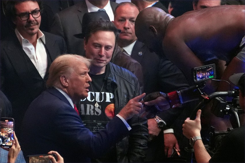 Donald Tramp na takmičenju UFC u Njujorku 16. novembra