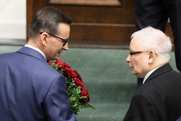 Mateusz Morawiecki i Jarosław Kaczyński