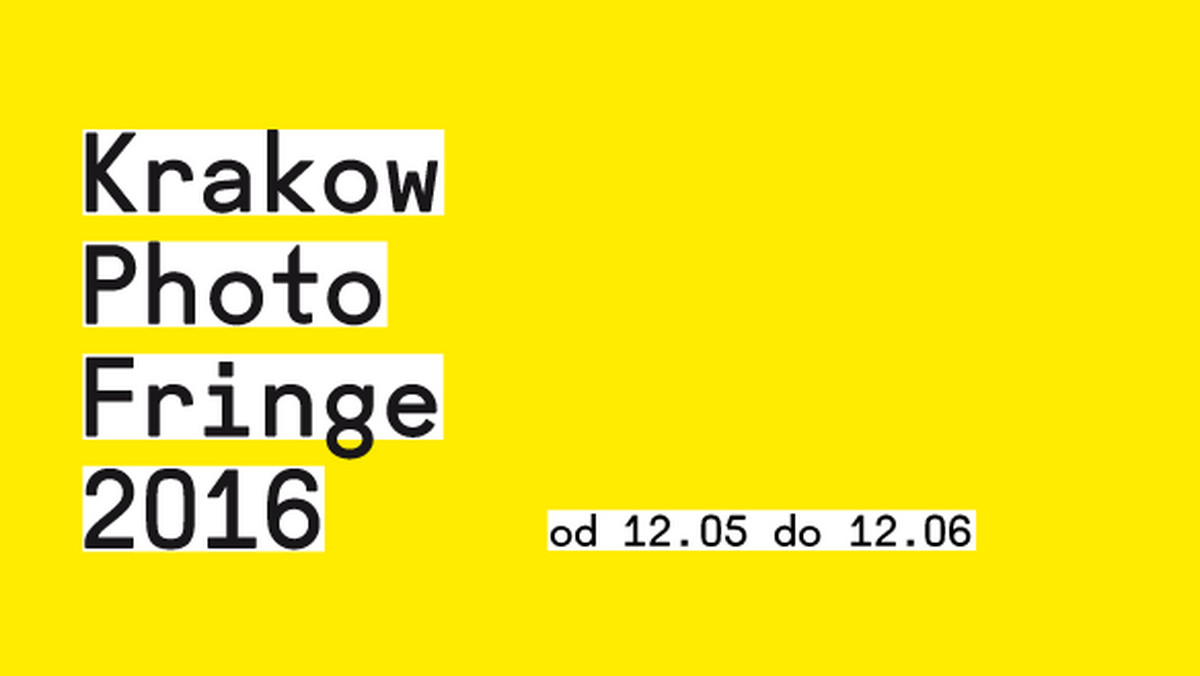 Już po raz czwarty Fundacja Lablab oraz Fundacja Sztuk Wizualnych zapraszają do współtworzenia mapy fotograficznych wydarzeń w Małopolsce - Krakow Photo Fringe 2016.