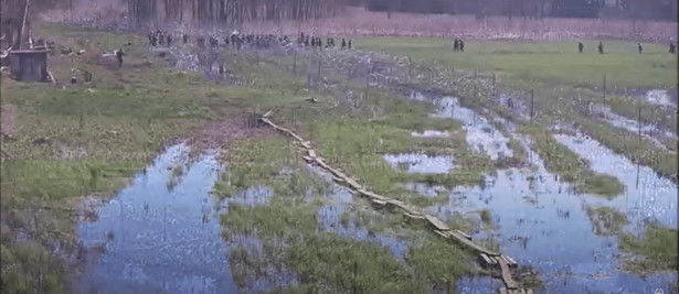 Do sytuacji doszło w środę 10 kwietnia ok. godz. 10 na odcinku ochranianym przez pograniczników z placówki Straży Granicznej (SG) w Białowieży (fot. Straż Graniczna)