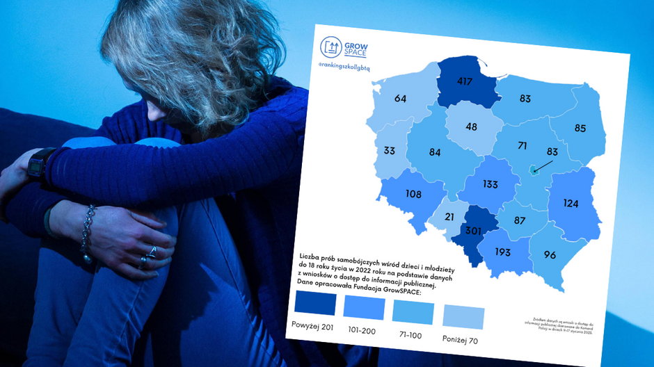 Tragiczne dane o liczbie prób samobójczych w Polsce wśród dzieci i młodzieży