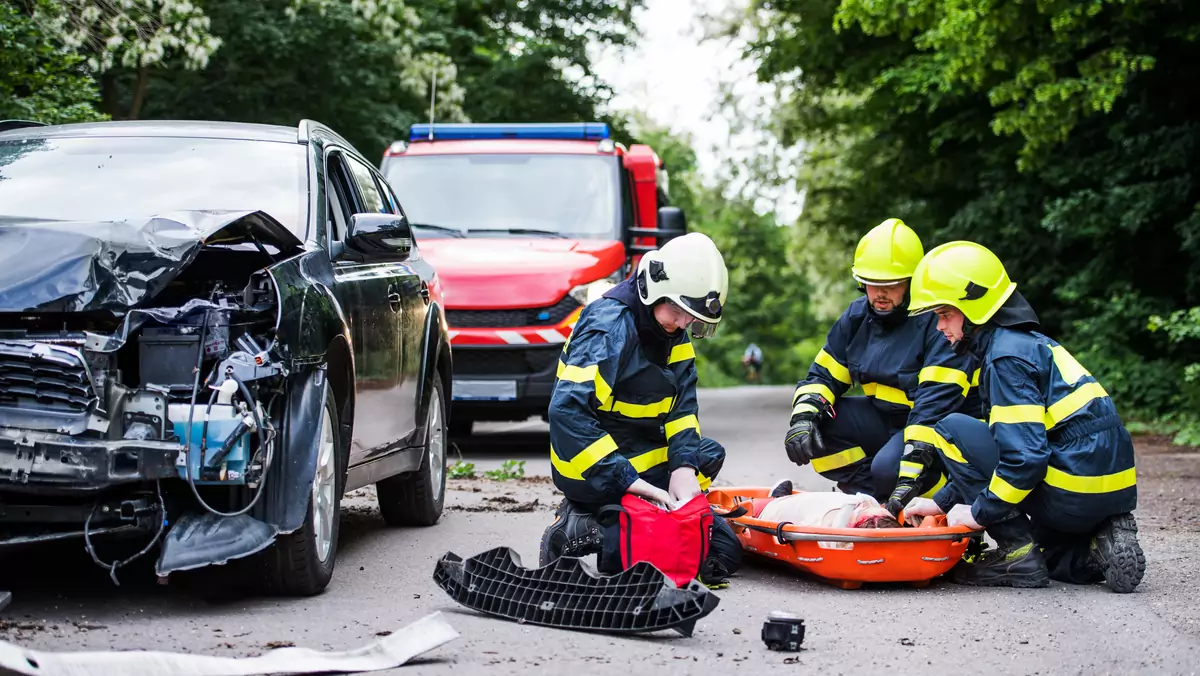 W piątek na drogach - 41 wypadków, jedna osoba nie żyje