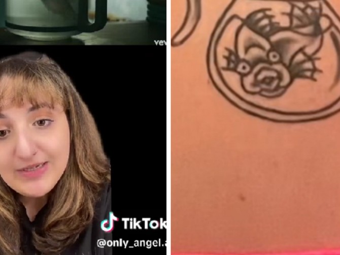 Želela tetovažu u čast svog omiljenog pevača, dobila najružniji crtež koji je ikada videla