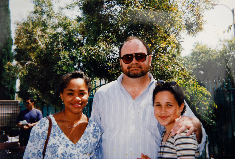 Meghan Markle z rodzicami, Dorią Regland i Thomasem Markle