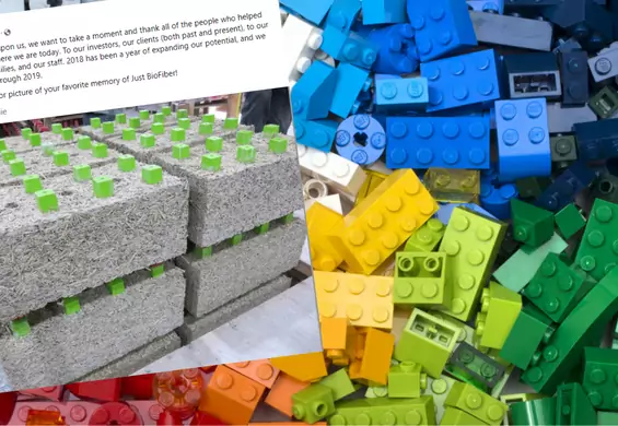 Innowacyjne cegły z konopi. Wyglądają jak klocki LEGO i są przyjazne środowisku