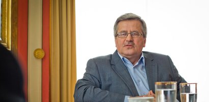 Prezydent Komorowski: Jeżdżę z synem na polowania, ale...